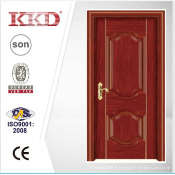 Conception simple bonne qualité acier-bois porte intérieure JKD-X17(K)